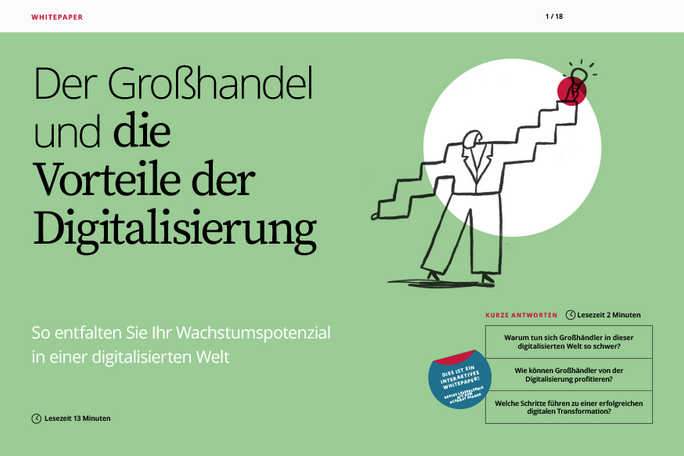 Whitepaper der Großhandel und die Vorteile der Digitalisierung