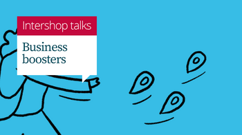 Intershop Talks visual: Business boosters