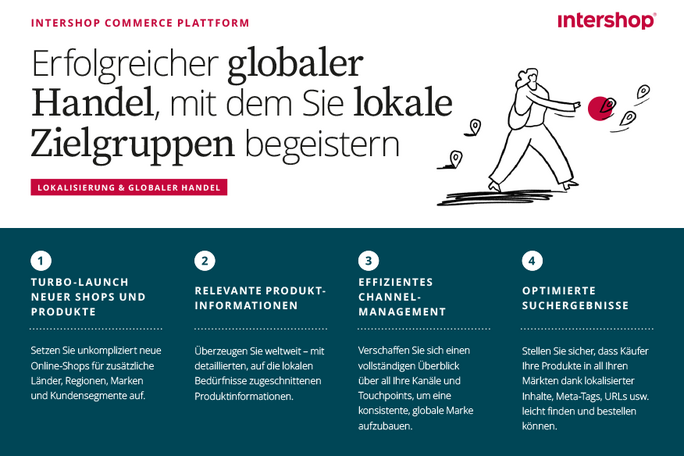 Intershop Commerce Plattform und erfolgreicher globaler Handel - Factsheet