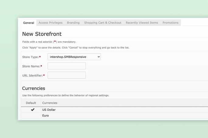 Screenshot: Schnell schlanke, responsive Shops einrichten