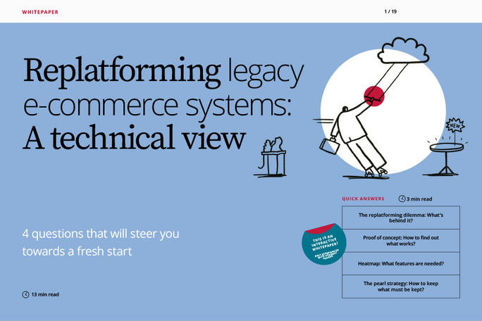 Replatformer les systèmes de commerce électronique existants d'un point de vue technique