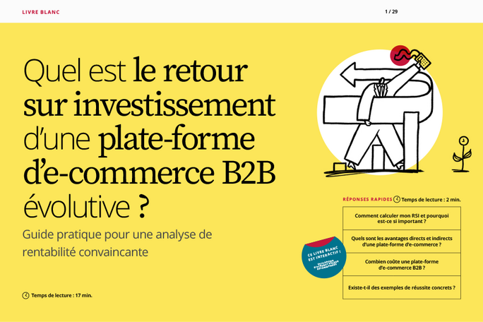 Guide pratique : Quel est le retour sur investissement d’une plate-forme d’e-commerce B2B évolutive ?