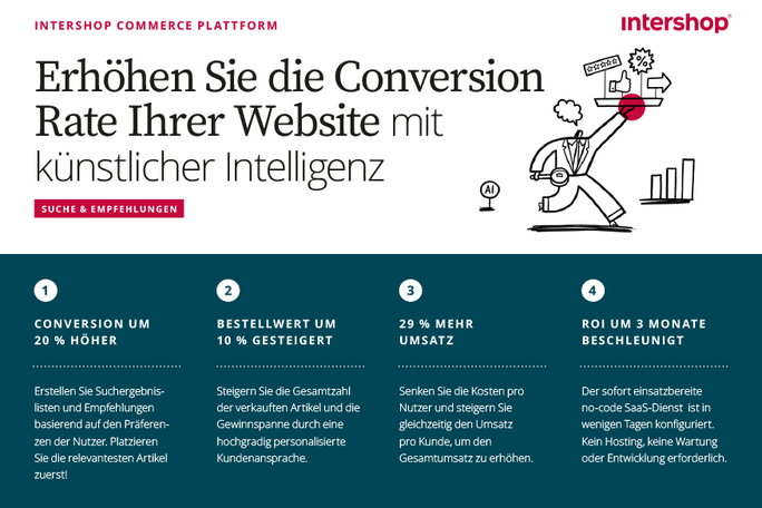 Intershop: Erhöhen Sie die Conversion Rate Ihrer Website mit künstlicher Intelligenz